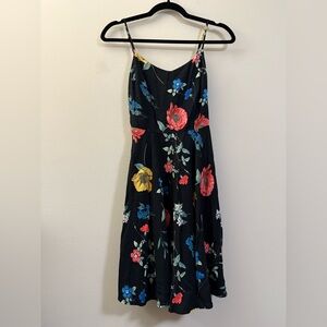 Old Navy Floral Cami A-Line Dress in Black Multicolor - S‎